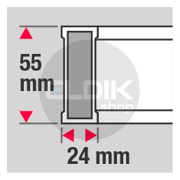 BMI Alustar Waterpas aluminium 100 cm magnetisch - 694100 EM