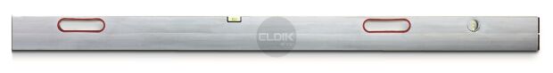 BMI 689200 RS Aluminium strijklat - 1 horizontale libel, 1 verticale libel, 2 handgrepen,  200 cm