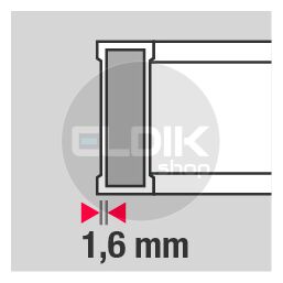 BMI Alustar Magnetische waterpas aluminium 200 cm - 694200 EMS