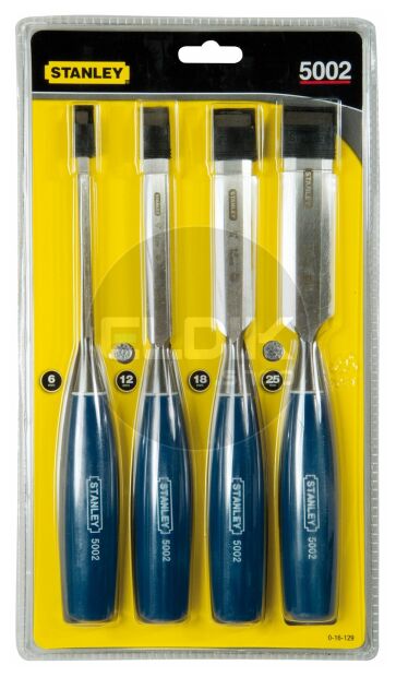 Stanley 0-16-129 Houtbeitelset 4-delig (6, 12, 18, 25 mm)