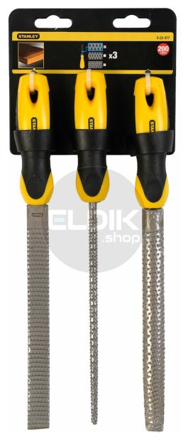 Stanley 0-22-477 3delige Set Rasp Bastaard 200mm