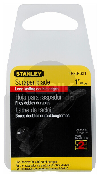 Stanley 0-28-631 Reserve Mesjes 25 mm voor 2-28-616 | 2 Delige Set
