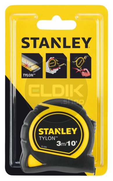 Stanley 0-30-686 Rolbandmaat Tylon 3m/10' - 12,7mm