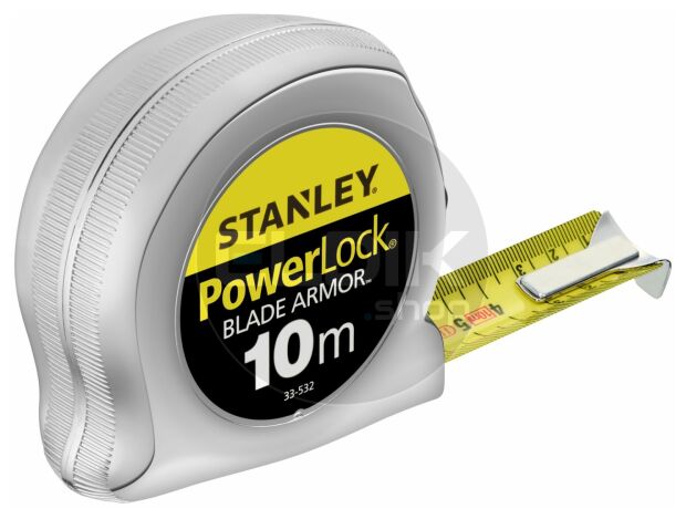 Stanley 0-33-532 Rolbandmaat Powerlock Blade Armor 10m - 25mm