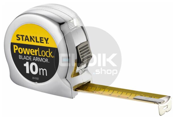 Stanley 0-33-532 Rolbandmaat Powerlock Blade Armor 10m - 25mm