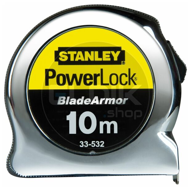 Stanley 0-33-532 Rolbandmaat Powerlock Blade Armor 10m - 25mm