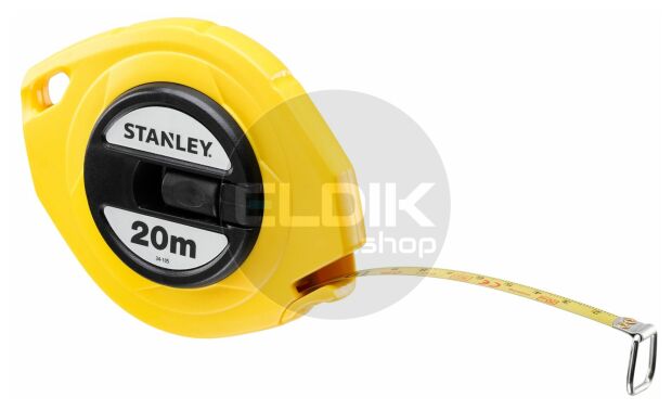 Stanley 0-34-105 Landmeter Staal 20m - 9,5mm Gesloten Kast