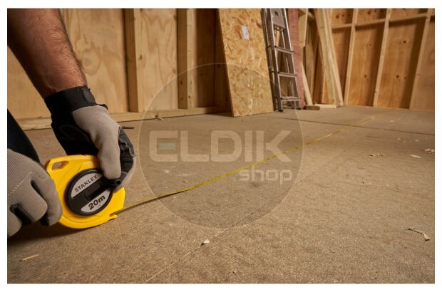 Stanley 0-34-105 Landmeter Staal 20m - 9,5mm Gesloten Kast