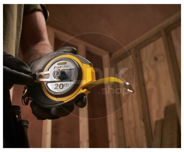 Stanley 0-34-133 Landmeter FATMAX 20m - 9,5mm Gesloten Kast