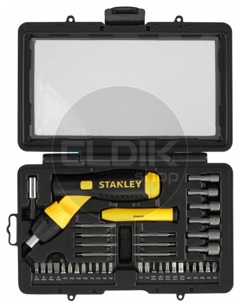 Stanley 0-63-038 38 Delige Pistoolgreep Ratel-Bit-Set