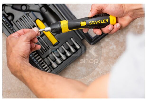 Stanley 0-63-038 38 Delige Pistoolgreep Ratel-Bit-Set