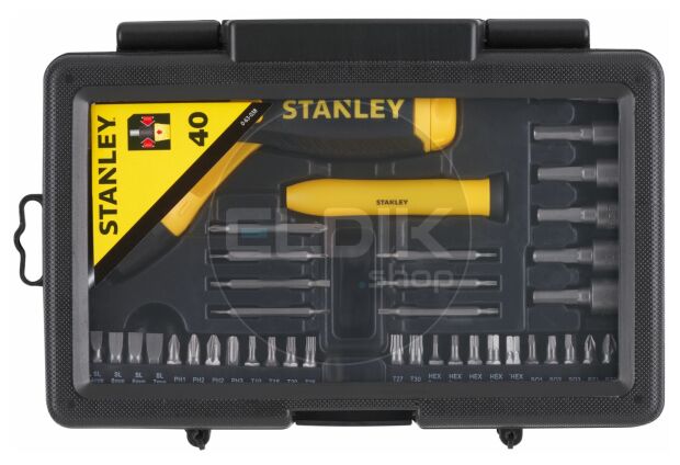 Stanley 0-63-038 38 Delige Pistoolgreep Ratel-Bit-Set