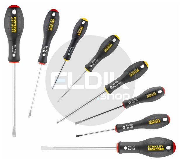 Stanley 0-65-437 FATMAX Schroevendraaierset 8-delig - Standaard/Parallel/Phillips