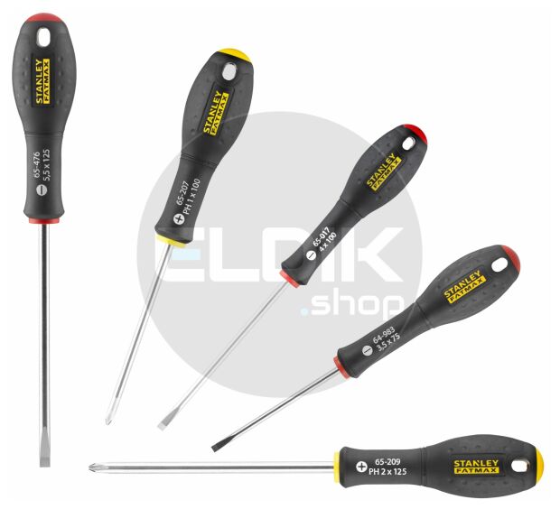 Stanley 0-65-440 FATMAX Schroevendraaierset 5-delig - Parallel/Phillips