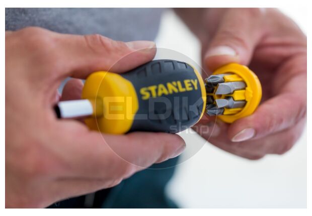 Stanley 0-66-357 Multibit Stubby Schroevendraaier