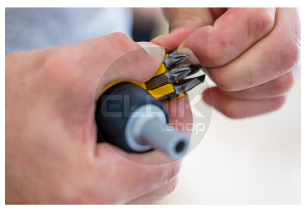 Stanley 0-66-358 Multibit Stubby Schroevendraaier met ratel
