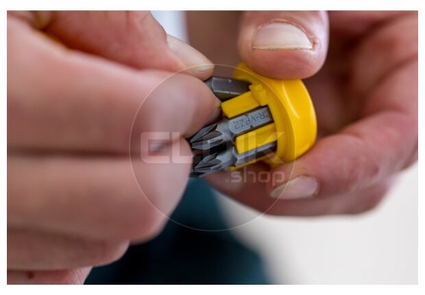 Stanley 0-66-358 Multibit Stubby Schroevendraaier met ratel