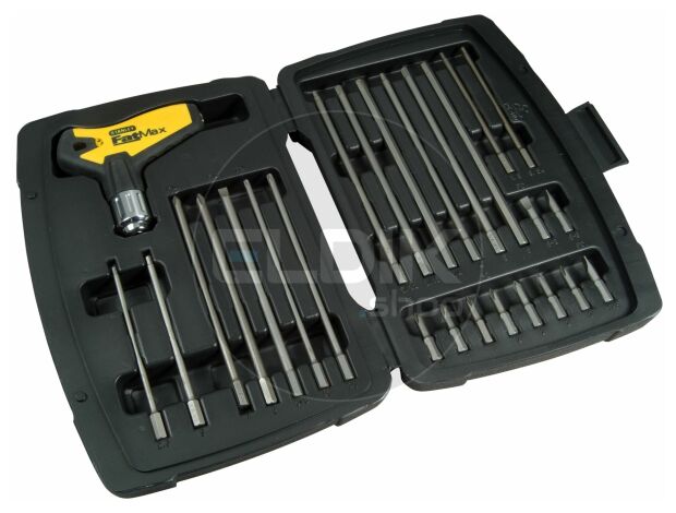 Stanley 0-79-153 FATMAX Stiftsleutelset Pistoolgreep met Ratel  (27delig)