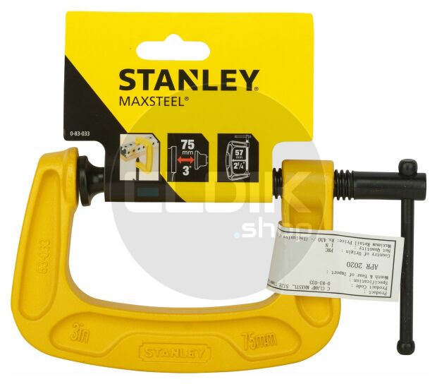 Stanley 0-83-033 75mm/3" C-Klem