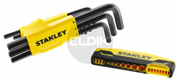 Stanley 0-89-904 Stiftsleutelset 9Dlg Hex Grip