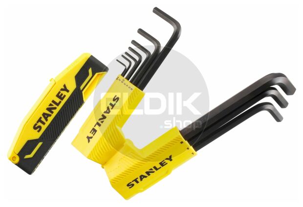 Stanley 0-89-904 Stiftsleutelset 9Dlg Hex Grip