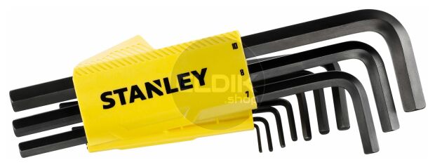 Stanley 0-89-904 Stiftsleutelset 9Dlg Hex Grip