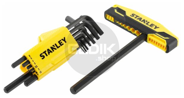 Stanley 0-89-904 Stiftsleutelset 9Dlg Hex Grip