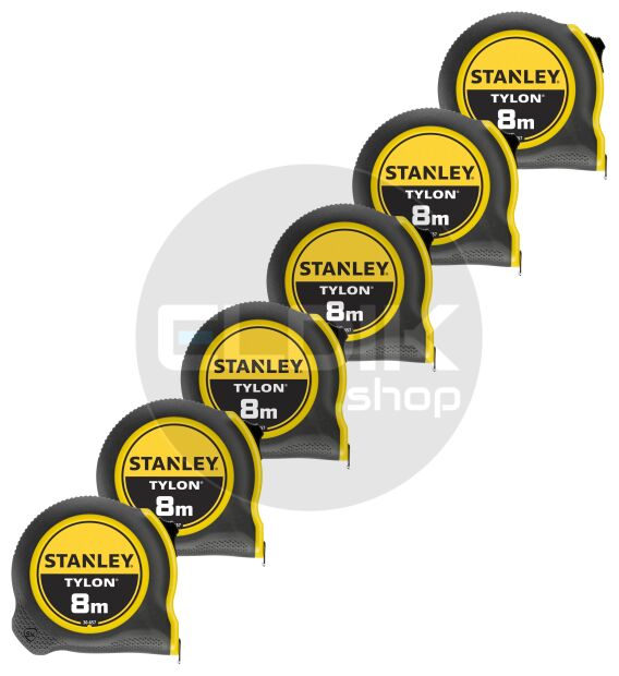 Stanley 0-30-657/6 6 x Rolbandmaat Tylon 8m - 25mm