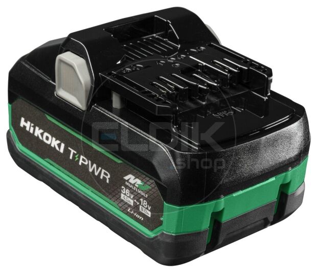 Hikoki BSL3640MVT T-PWR MULTI VOLT: 18 V/36 V accu met Tabless-technologie voor zware toepassingen - 381990