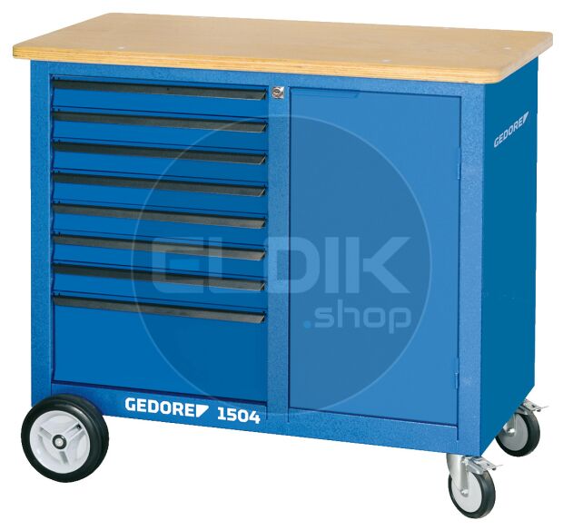 Gedore 1504 0701 Verrijdbare werkbank met 8 laden - 1814931