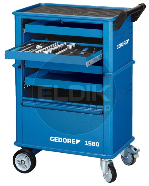 Gedore 1580 Gereedschapwagen met 4 laden - 6627550