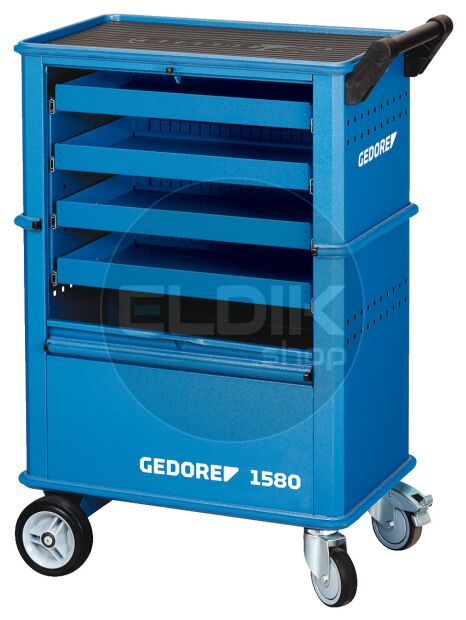 Gedore 1580 Gereedschapwagen met 4 laden - 6627550