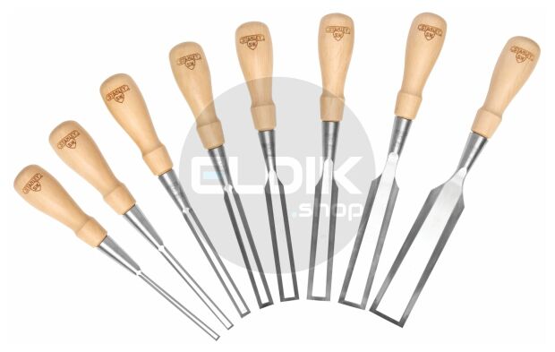 Stanley 1-16-793 Houtbeitelset Sweet Heart 8 delig3, 6, 10, 12, 16, 18, 25, 32