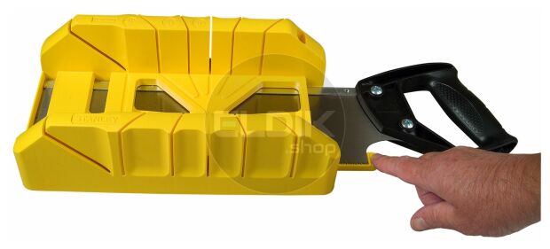 Stanley 1-19-800 Verstekbak Kunststof met Kapzaag L350mm/B143mm/H95mm