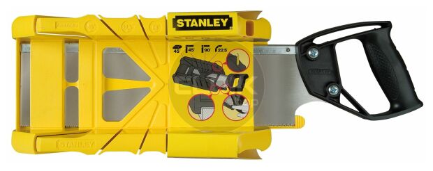 Stanley 1-19-800 Verstekbak Kunststof met Kapzaag L350mm/B143mm/H95mm