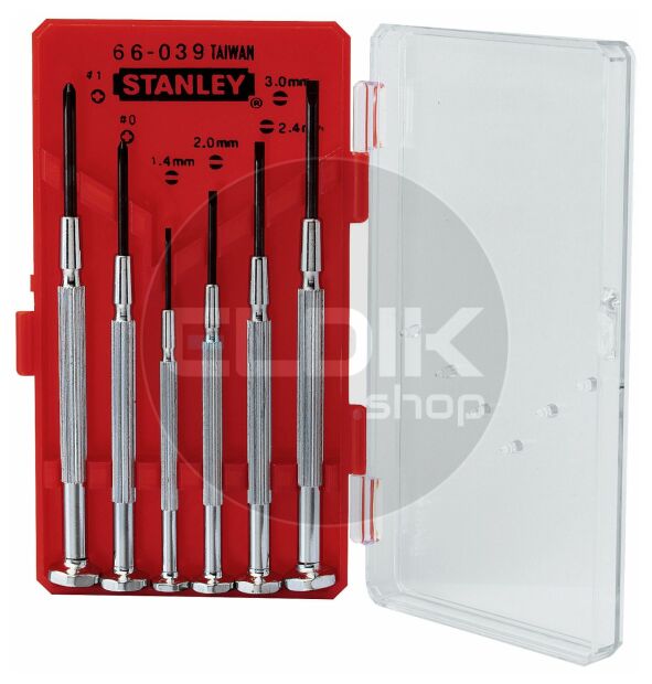 Stanley 1-66-039 Horlogemakerschroevedraaierset 6Dlg.