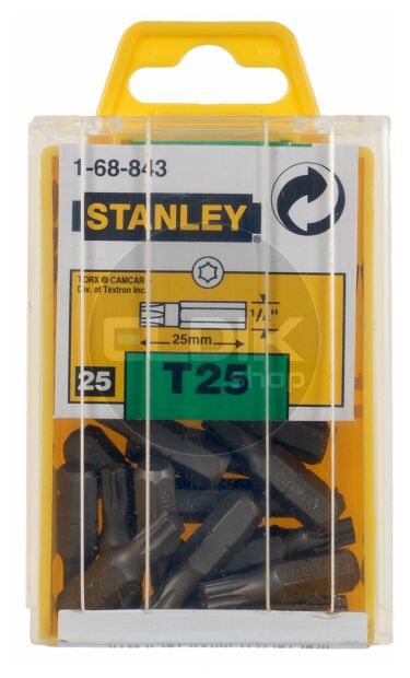 Stanley 1-68-843 1/4" Bits Torx T25