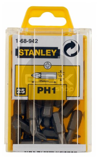 Stanley 1-68-942 1/4" Bits Phillips Nr1