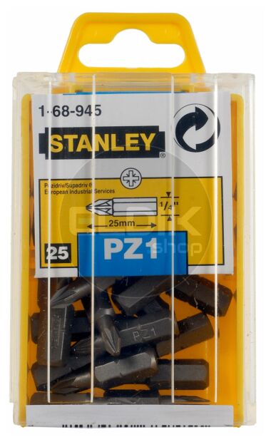 Stanley 1-68-945 1/4" Bits Pozidriv Nr1