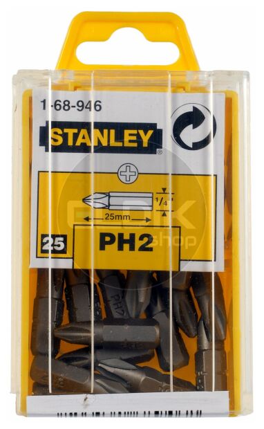 Stanley 1-68-946 1/4" Bits Phillips Nr2