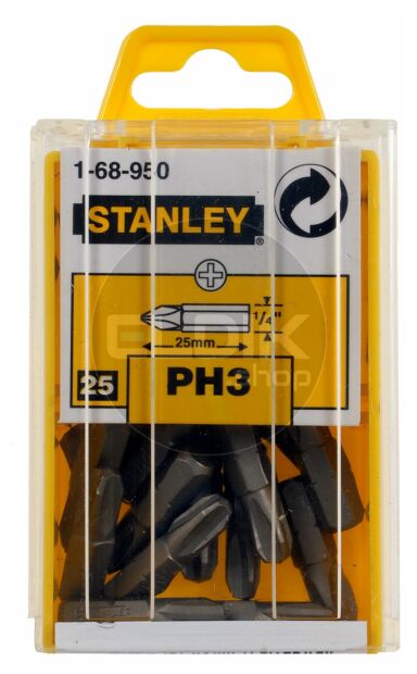 Stanley 1-68-950 1/4" Bits Phillips Nr3