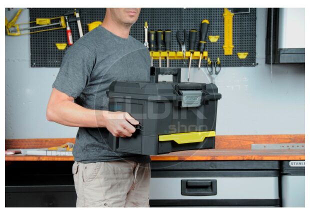 Stanley 1-70-316 Gereedschapskoffer 19" met Drukslot en Lade