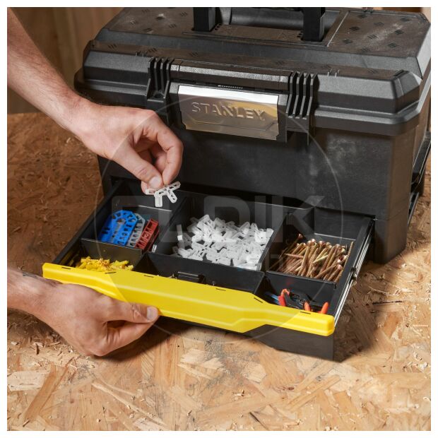 Stanley 1-70-316 Gereedschapskoffer 19" met Drukslot en Lade