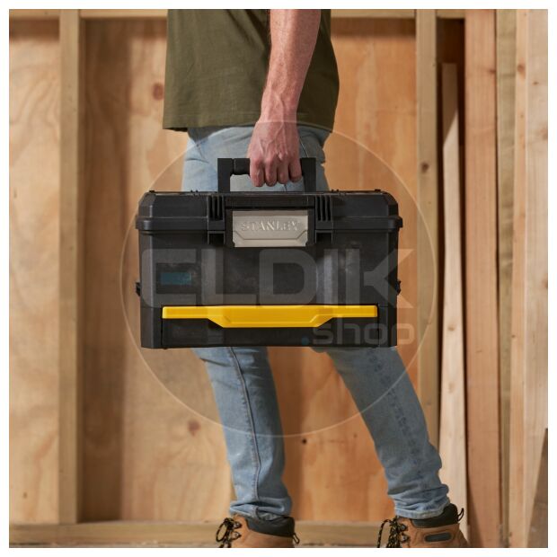 Stanley 1-70-316 Gereedschapskoffer 19" met Drukslot en Lade