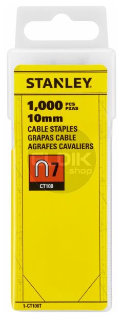 Stanley 1-CT106T Krammen 10mm Type 7 - 1000 Stuks