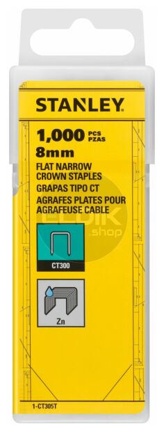 Stanley 1-CT305T Nieten 8mm Type CT - 1000 stuks