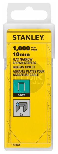 Stanley 1-CT306T Nieten 10mm Type CT - 1000 stuks