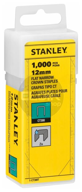 Stanley 1-CT308T Nieten 12mm Type CT - 1000 stuks