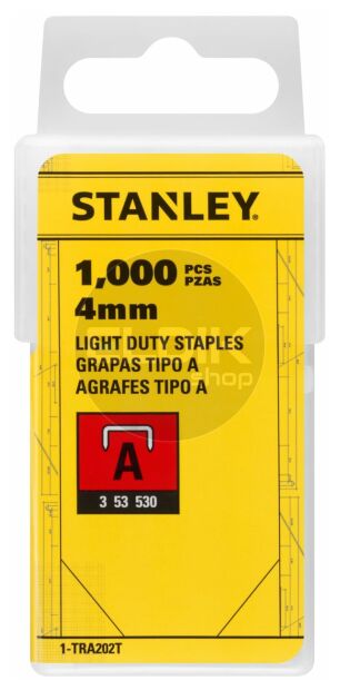 Stanley 1-TRA202T Nieten 4mm Type A - 1000 Stuks