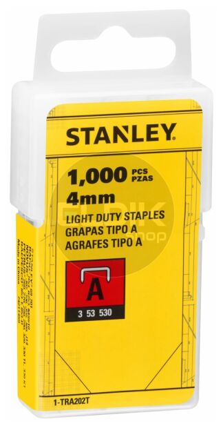 Stanley 1-TRA202T Nieten 4mm Type A - 1000 Stuks